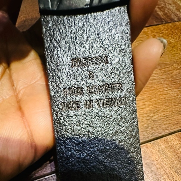 100% leather brown belt main image 15